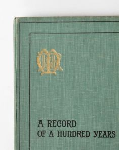 A record of a hundred years